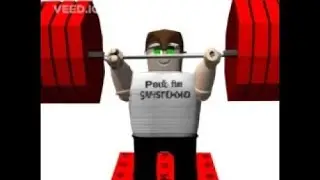 I hope gym for one month see the RESULTS 💪 #roblox