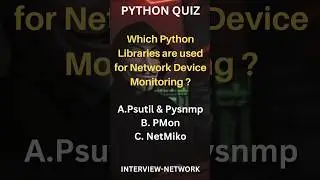Python Module to Monitor device 