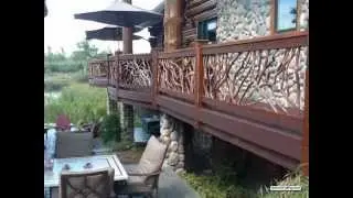 Best Log Home Railing