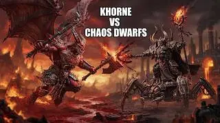 All Khorne Legendary Lords Vs All Chaos Dwarfs Legenday Lords - Total War: Warhammer 3