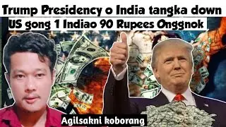 Indian tangka aroba value komianggen | SBI report rupee will fall 90 per dollar | Donald Trump