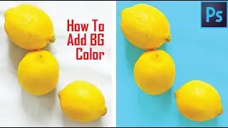 How To Add Plain Background Color In Adobe Photoshop Retouching Technique | Easy Photoshop Tutorial