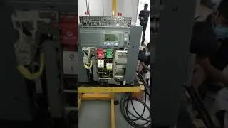 ABB ACB Relay SACE PR122/P-LSIG testing by primary injection method.