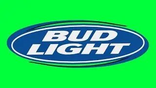 Bud Light Green Screen Logo Loop Chroma Animation