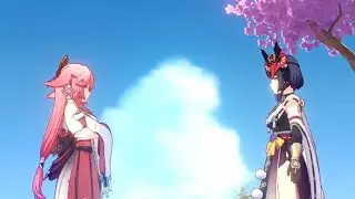 Yae Miko & Kujou Sara - Genshin Impact Ep.25 (Archon Quest)