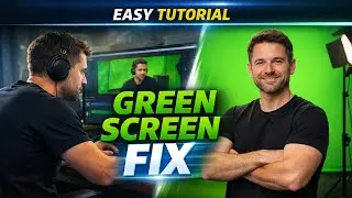 MASTER Green Screen Editing: Fix Fluctuating Greenscreen in Minutes!🔳✳️