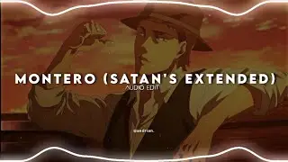 montero (satan's extended) - lil nas x [edit audio]