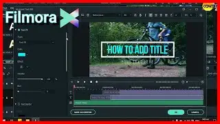 How to add a title in your video using Filmora || Filmora video editor | Filmora Tutorials