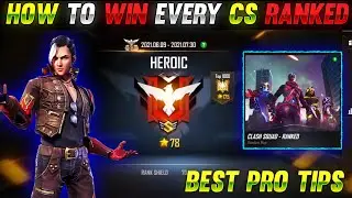 HOW TO WIN EVERY CLASH SQUAD RANK MATCH | CLASH SQUAD TIPS AND TRICKS || HEROIC 100 STARS IN ONE DAY
