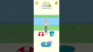 Dop Delete Puzzle ♦️level 18 - Help her Swimming♦️ #androidgame #dop3 #nursestory #trickypuzzle #yts
