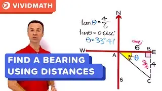 Find Bearings using Distances - VividMath.com
