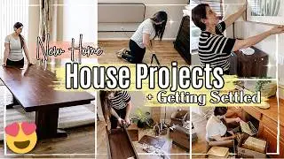 NEW HOUSE PROJECTS 2025 :: Home Reset with New Furniture, Organizing & Making a House Our Home