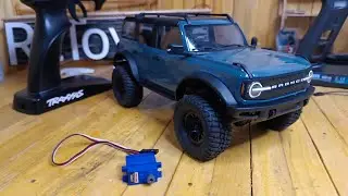 Ремонт радіокерованої машинки Traxxas TRX 4M Bronco - заміна сервопривода