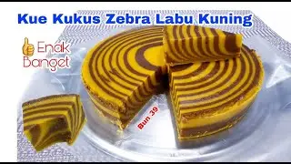 Kue Kukus Zebra Labu Kuning Yang Sangat 👍 Enak Sekali