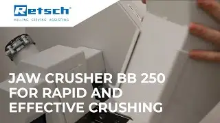 Jaw Crusher BB 250 for rapid and effective crushing #RETSCH #jawcrusher #laboratoryequipment