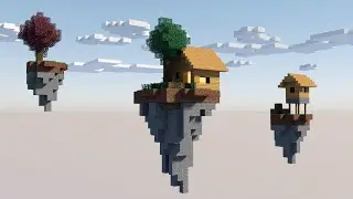 MInecraft survival floating island world part 1
