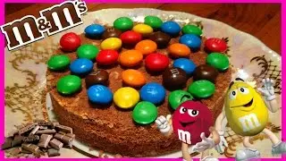 Торт с M&M's без выпечки