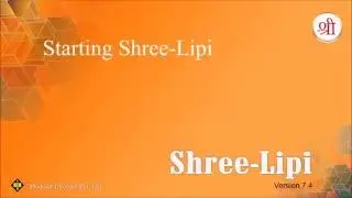 Starting Shree-Lipi