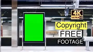 Green screen Station Board  || green screen videos ||