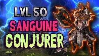 It's raining red! ...I think I need a band-aid - Sanguine Conjurer Build Part 2