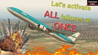 ALL failures at ONCE!!! || X Plane 11 (Boeing 777 300ER)