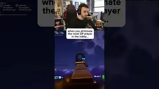 when you find the most OP Fortnite player...