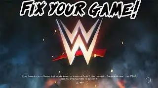 WWE 2K22 MyRise File Wont Load