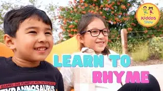 Learn how to rhyme with Kylan and Chloe | KIDDOS SHOW | Educational Video for Children