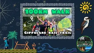 100 KM WALK Great Aussie Hike, Gippsland Rail Trail, Orbost to Bairnsdale, Victoria, Australia #walk