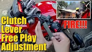 How to Adjust Clutch Lever Free Play of Yamaha FZi