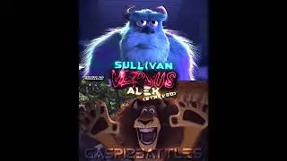 Sullivan Vs Alex #monstersinc #madagascar #whoisstrongest #shorts
