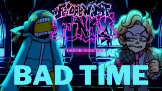 Whitty .V.S. Senpai : FNF Indie cross Bad Time but WhittyCrazy & Senpai Cover: