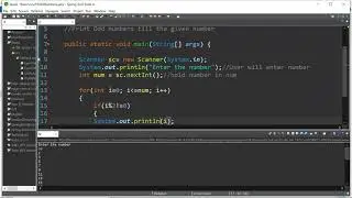 Print The Odd Numbers Till The Given Number in JAVA ||Odd Number using for loop.