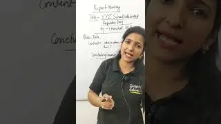 Report Writing Format In English 