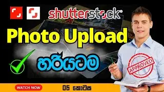 How to Upload Image to Shutterstock Sinhala - Part 06