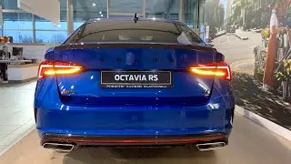 New Skoda Octavia RS iV 2021 - crazy Matrix LED lights, digital cockpit & ambient lights