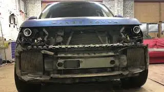 Range Rover 2014 установка Bi Led dragon knight 2022