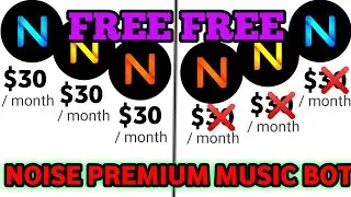 How to add Noise Premium Bot | Music | Free | 2023
