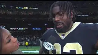 Juwan Johnson Postgame Interview vs. Falcons