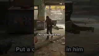 Using a human shield in The Last of Us