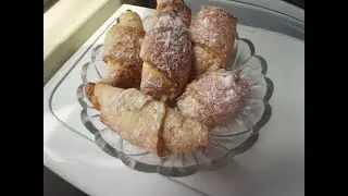 Рогалик с варёной сгущенкой.
