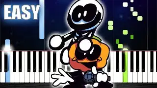 South - (Friday Night Funkin) - EASY Piano Tutorial by PlutaX