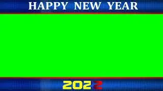 Green Screen Happy New Year 2022 || Coming Soon 2022 Border Frame Animation||Lower Third Scroll 2022