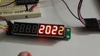 New library for MAX7219 display module