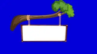 Tree swing Title Green screen Free