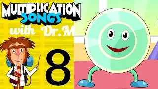 Multiplication Song 8 with Dr. M - I Am a Plate | Muffin Songs