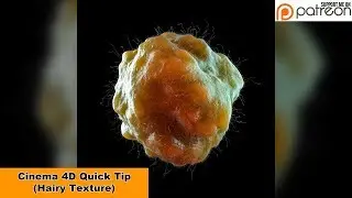 Hairy Texture Animation (Cinema 4D - Tutorial)