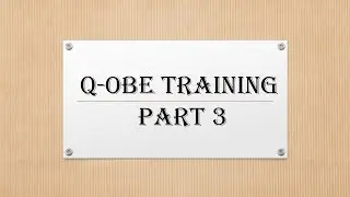 Q-OBE Training Part 3