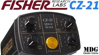 Fisher Labs CZ-21 Quicksilver Underwater Metal Detector Un-boxing/Overview