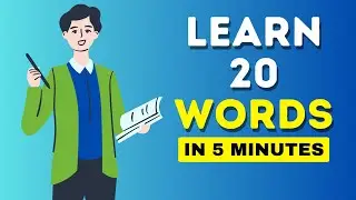 Learn 20 Important English Words In 5 Minutes | English Vocabulary With Sentence